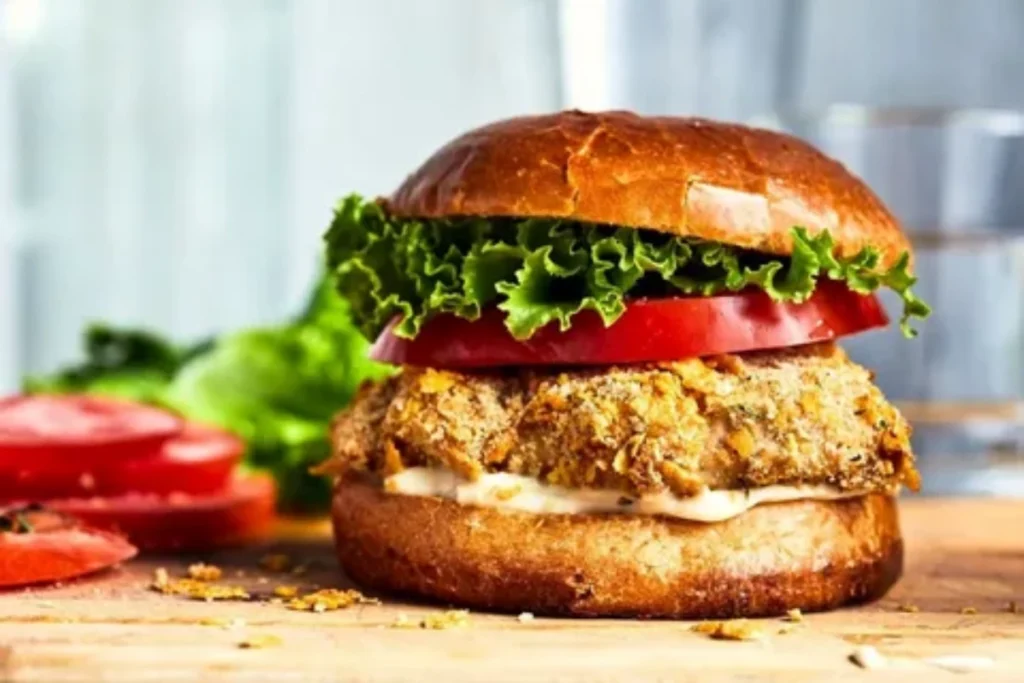 Healthy and tasty Crispy Veggie Burgers