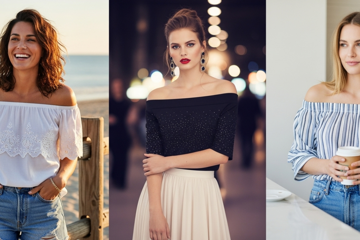 Off Shoulder Tops For Women Perfect For Summer Outfits