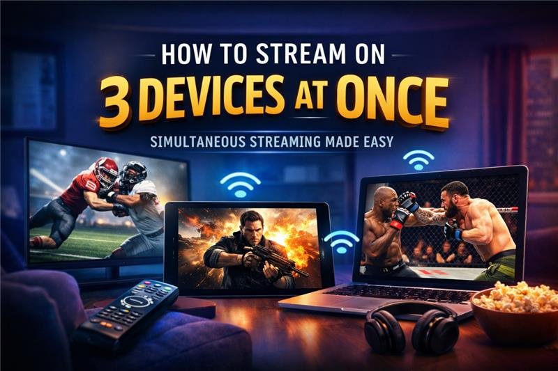 How to Stream on 3 Devices at Once Stream on 3 Devices