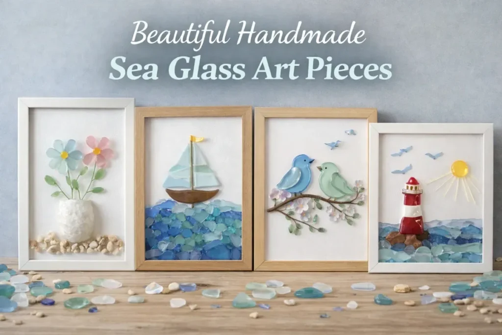 Sea Glass Art Pieces