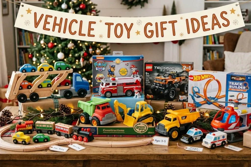 Vehicle toy gift ideas