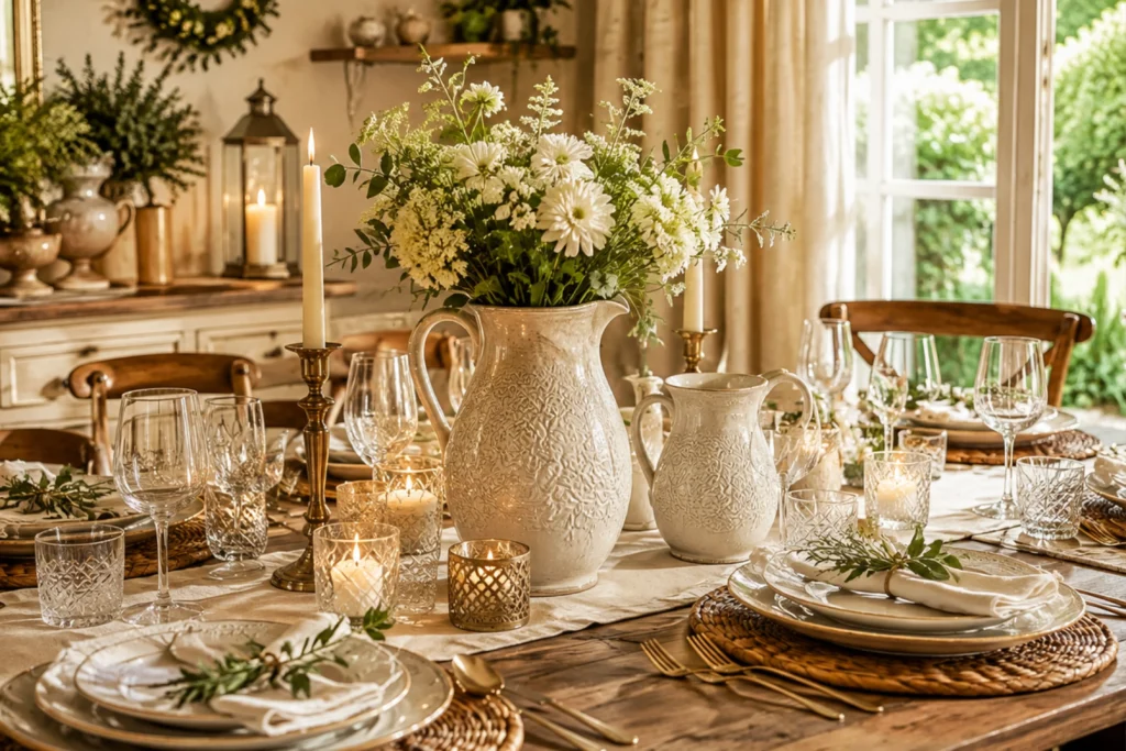 Les meilleurs produits de décoration de table pour créer une salle à manger élégante